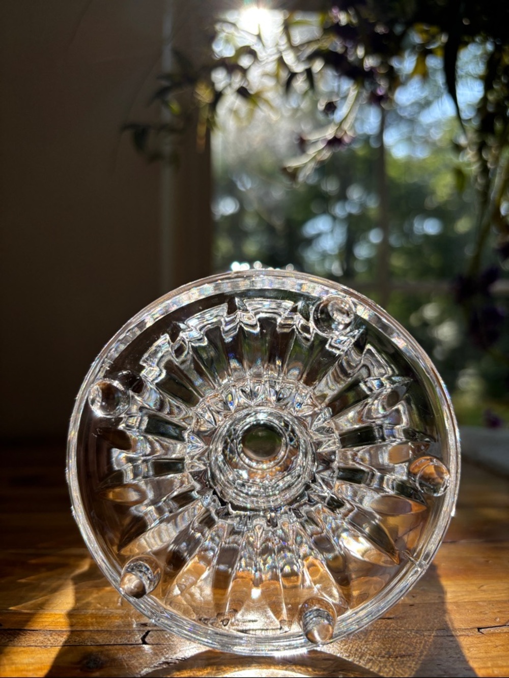 Vintage Fifth Avenue Crystal "Portico" Vase Or Candle Holder 24% Lead Crystal - Picture 4 of 5